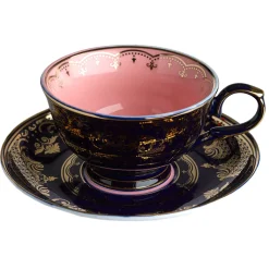 Tasse A The Grandpa Ceramique/ Set De 4 - Avec Soucoupes - Pols Potten