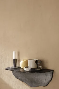 Tasse Inlay Ceramique Marron Beige / Avec Soucoupe - Ferm Living