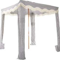 Tente De Plage The Premium Cabana Tissu Bois Bleu / 200 X 200 X H 240 Cm - Business & Pleasure