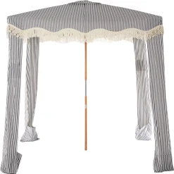 Tente De Plage The Premium Cabana Tissu Bois Bleu / 200 X 200 X H 240 Cm - Business & Pleasure