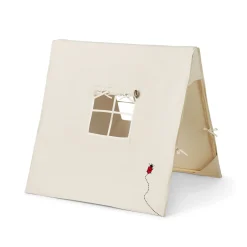 Tente Enfant Coccinelle Tissu Blanc / Pliable - Ferm Living