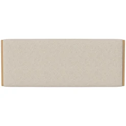 Tete De Lit Haven Tissu Beige Bois Naturel / L 166 X H 66 Cm - Bolia