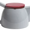 Theiere  Ceramique Rouge Gris / 1 L - Avec Filtre A The - Hay
