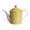 Theiere Chess Ceramique Jaune / 1,1 L - Pols Potten