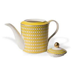 Theiere Chess Ceramique Jaune / 1,1 L - Pols Potten