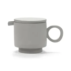 Theiere Inner Circle Ceramique Gris / 95 Cl - Gres - Valerie Objects