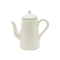 Theiere Wood Ware Ceramique/ H 25 Cm - Porcelaine Striee Effet Bois - Seletti