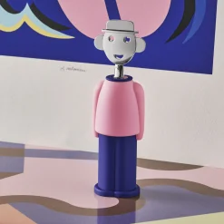Tire-Bouchon Alessandro M. Plastique Bleu Rose / Colour Tales - Alessi