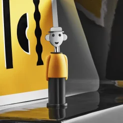 Tire-Bouchon Alessandro M. Plastique Jaune Noir / Colour Tales - Alessi