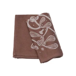 Torchon Mistletoe Tissu Jaune / Coton Organique - 50 X 70 Cm - Ferm Living