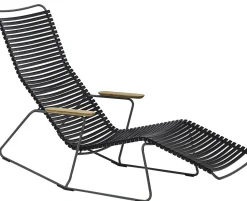 Transat Inclinable Click Plastiqueplastique/ 2 Positions - Accoudoirs - Houe