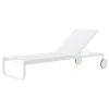 Transat Inclinable Empilable Lettino Metal Tissu / Empilable - Cinna