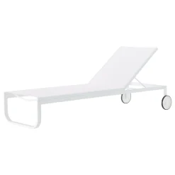 Transat Inclinable Empilable Lettino Metal Tissu / Empilable - Cinna