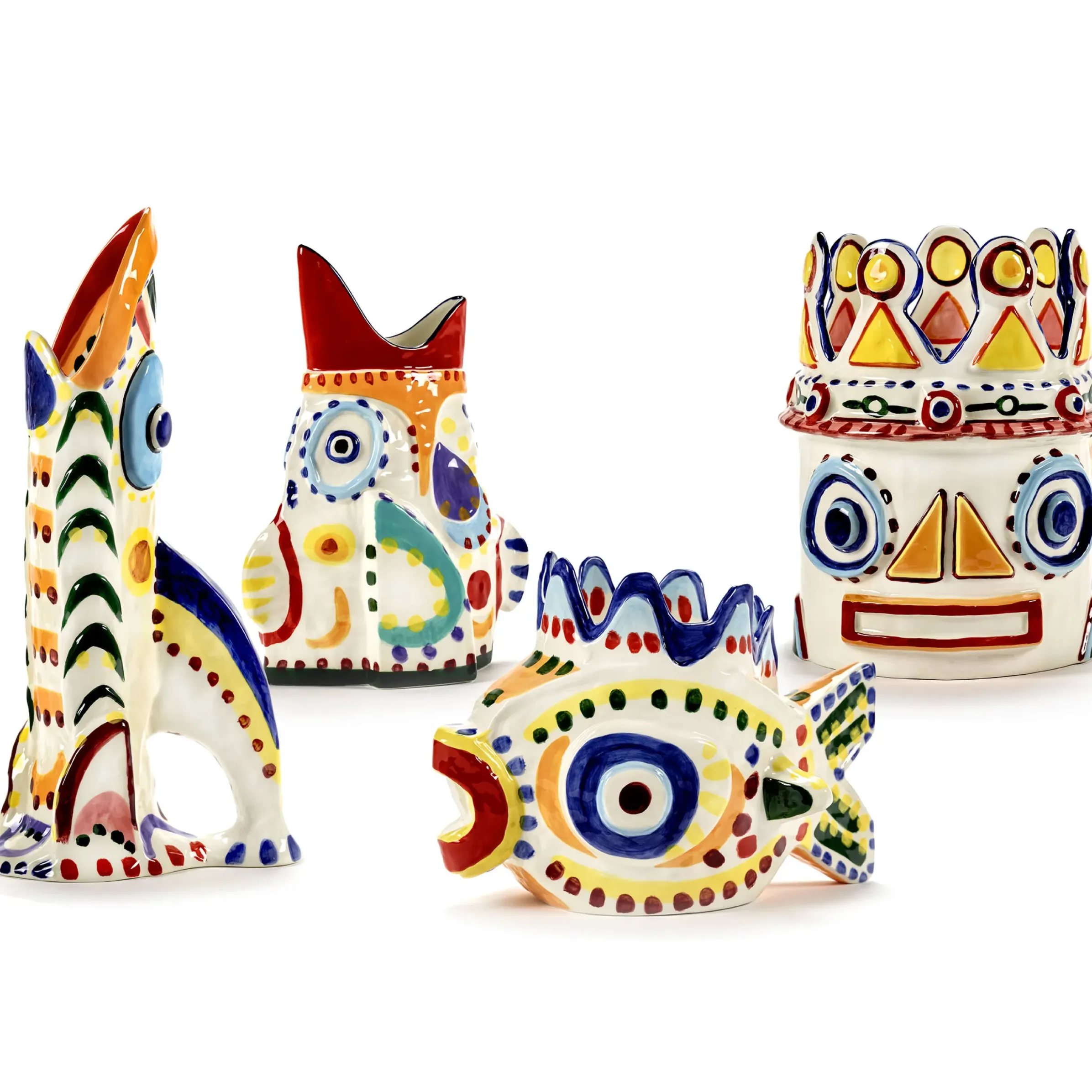 Vase Sicily 2 Ceramique / O 27 X H 34,5 Cm - Peint Main - Serax