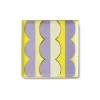 Vide-Poche Riviera Wave Ceramique Multicolore Violet / Coupelle - Porcelaine / 15,5 X 15,5 Cm - Octaevo